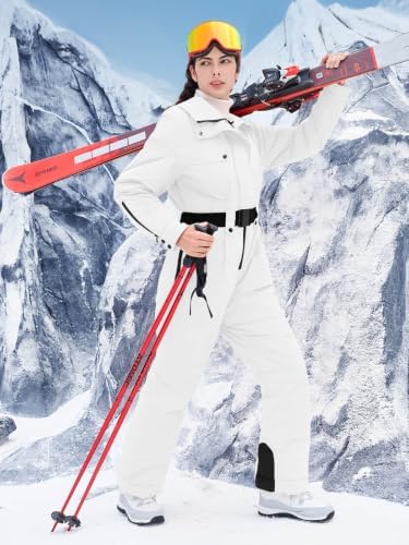 Womens Snow Suits Onesie Ski Suit Winter Waterproof Snowsuit Jacket