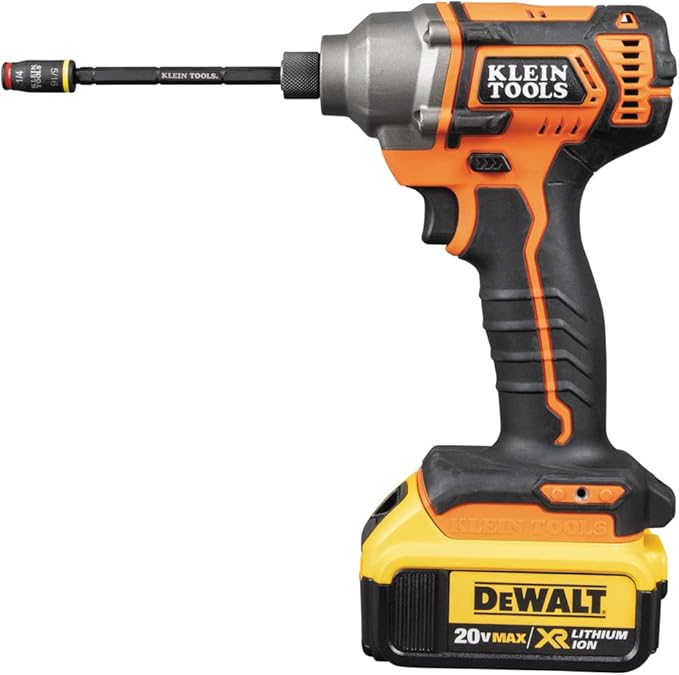 Klein Tools 32304 ドライバー 14-in-1 調節可能ドライバー フリップソケット HVACナットドライバービット付 耐衝撃性