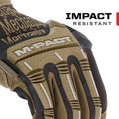 Mechanix Wear M-Pact Impact Protection Work Gloves Brown XX-Large