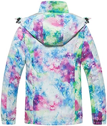 Women's 3 In 1 Waterproof Ski Jacket Windproof Snowboarding Jacket Warm Winter Snow Coat Raincoat