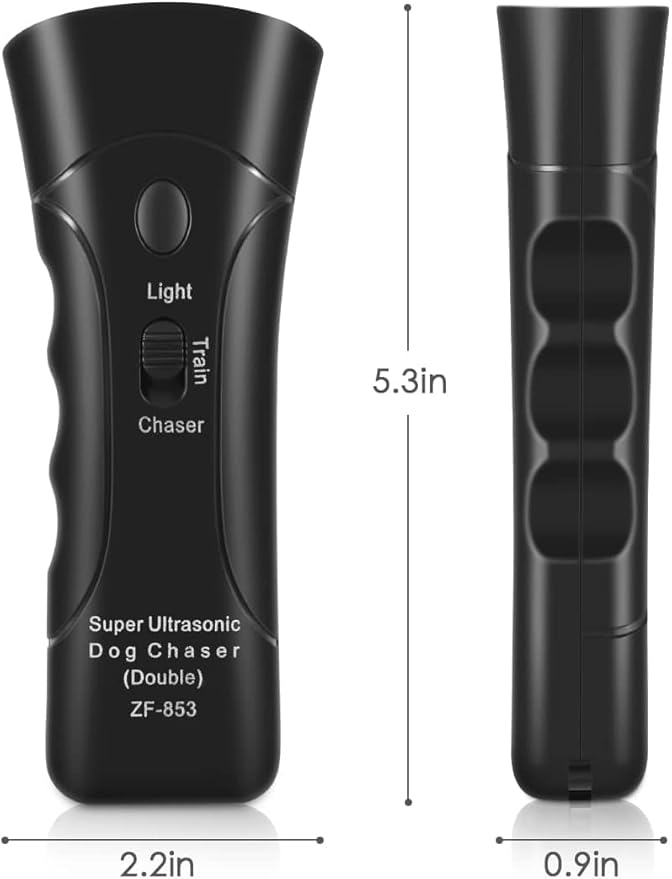 Dog Bark Deterrent Devices,Ultrasonic Anti Barking Device for Dogs,Dual Sensor Dog Bark Deterrent Dog Barking Control Devices Dog Training Tools,Safe for Human & Dogs