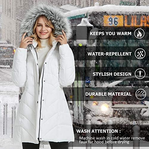 Women's Winter Warm Thicken Long Outwear Pockets Coat Parka Jacket XS-3XL