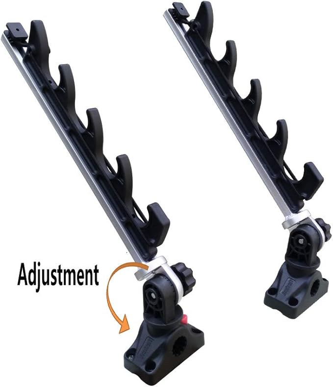 Brocraft Crappie Rod Holder/Transport Rack/Boat Rod Storage System