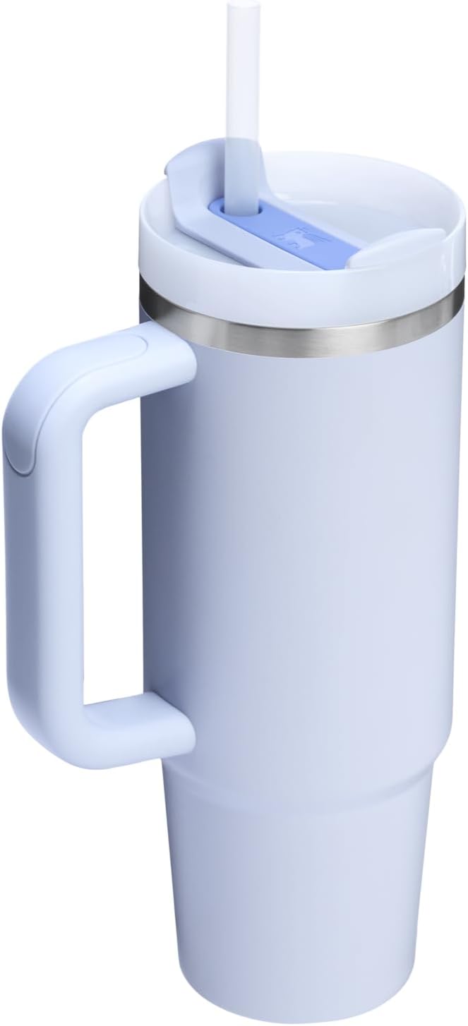 STANLEY スタンレー クエンチャー H2.0 タンブラー ハンドル＆ストロー付き 30oz | Flowstate 3ポジションリッド | 車のカップホルダー対応 | 保冷保温 ステンレス製カップ | BPAフリー | デュードロップ