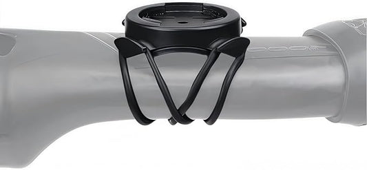 Bike Mount Adapter Compatible with Garmi n GPS Computers,Sport Action Cameras,Bike Lights,Quick Release Strap Mount for Road Mountain Bike MTB Bicycle