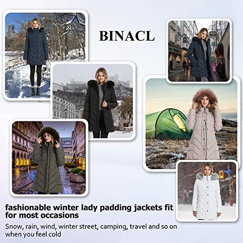 Women's Winter Warm Thicken Long Outwear Pockets Coat Parka Jacket XS-3XL