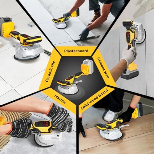 Ecarke Cordless Tile Vibration Tool Compatible with Dewalt 20V Battery