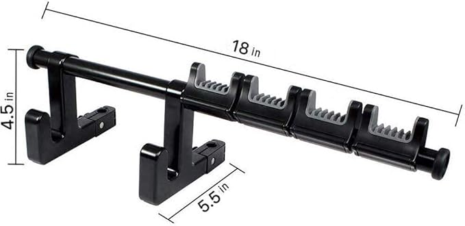 LITTLEMOLE Vehicle Fishing Rod Holder, Adjustable Car Fishing Rod Rack, Universal Fishing Pole Rack for SUVs, Wagons, Vans