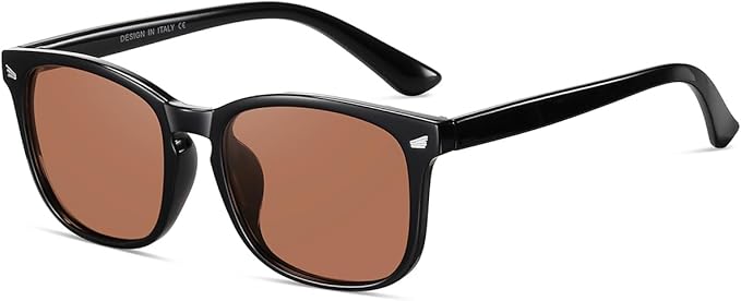 DUSHINE 偏光サングラス レディース クラシックレトロスタイル UV400保護