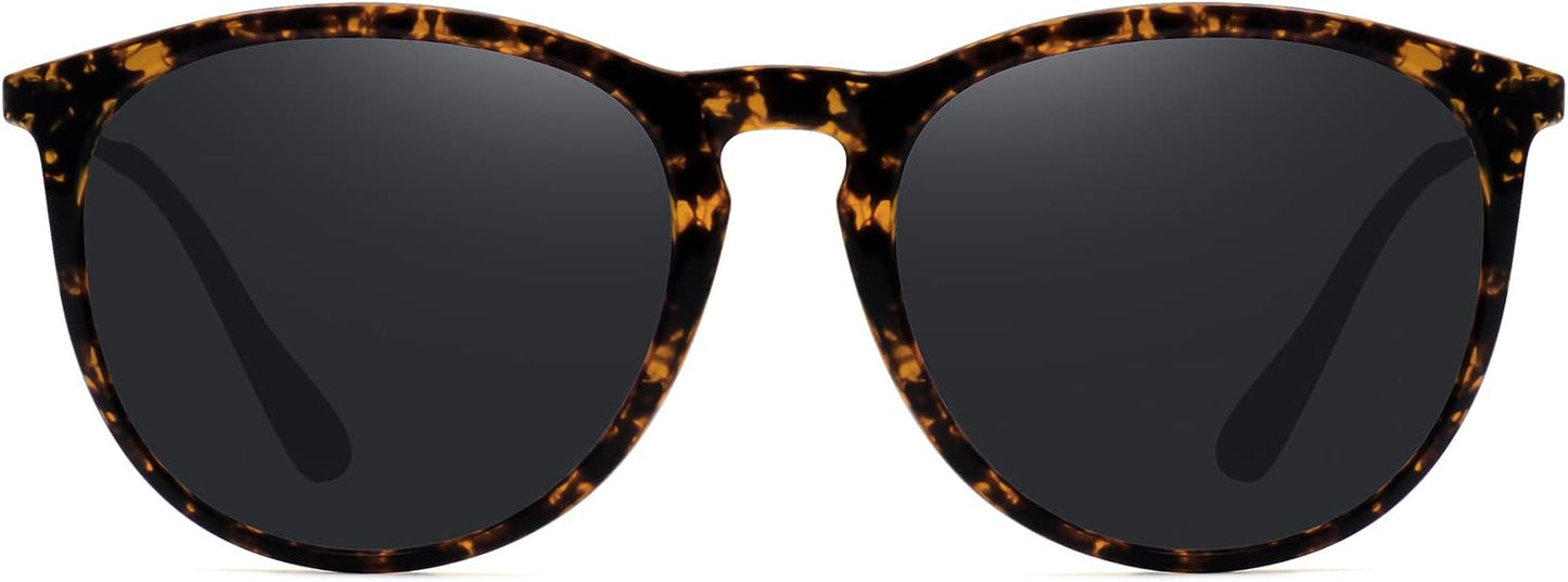 WOWSUN Retro Polarized Sunglasses Womens 2026 Trendy Round Classic Glasses