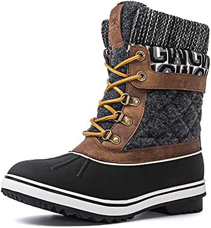GLOBALWIN Women's Waterproof Winter Boots Snow Boots For Women