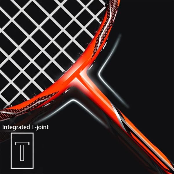 Professional Carbon Fiber Badminton Rackets Badminton Racquet for Backyards Gym