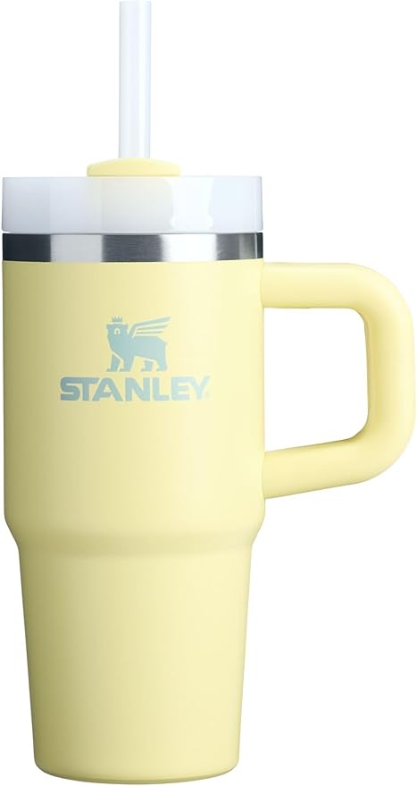 STANLEY Quencher H2.0 タンブラー ハンドル＆ストロー付き 14oz | Flowstate 3段階回転蓋 | ドリンクホルダー対応 旅行用 | 保温保冷 ステンレス製 | BPAフリー | ポメロ