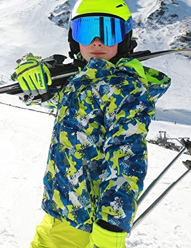 Big Boy's Waterproof Breathable Snowboard Ski Jacket