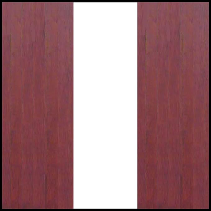10ft White Center Colored Ends Cut Rails, Poles Wood Horse Jumps