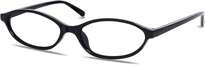 Retro Oval Sunglasses for Women Chic Cat Eye 90s Sunnies Lightweight Narrow Shades Trendy UV protection Sun Glasses