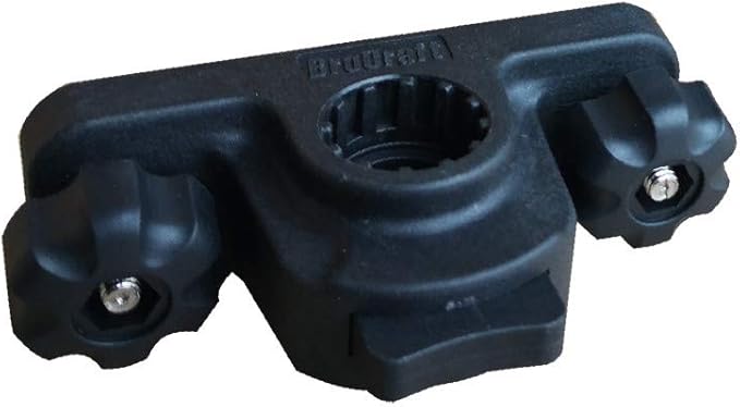 Brocraft 90度ボートトラックスシステム - レンジャーボート用Versatrack & Lund Sport Trackロッドホルダー