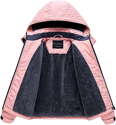 Girl's Waterproof Ski Jacket Warm Winter Snow Coat Windproof Snowboarding Rain Jacket