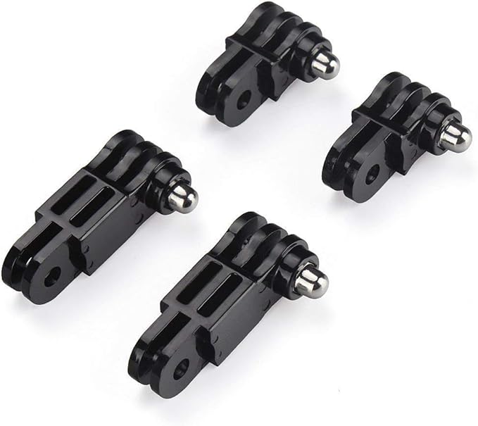 HSU Adjust Arm Straight Joints Mount, Long and Short Same Direction Straight Joints Mount for GoPro Hero 13 12 11 10 9 8 7 6 5 4 3 3+ 2 1, AKASO Campark and Other Action Cameras