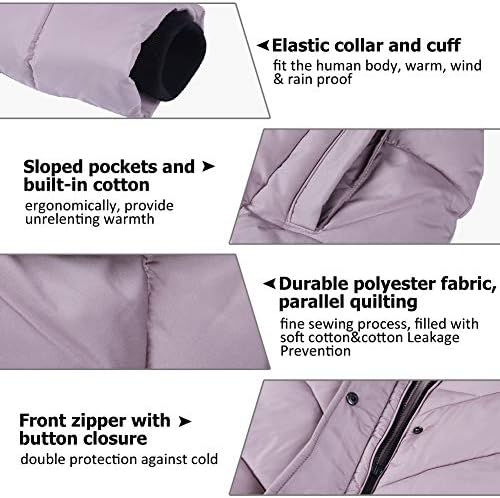 Women's Winter Warm Thicken Long Outwear Pockets Coat Parka Jacket XS-3XL