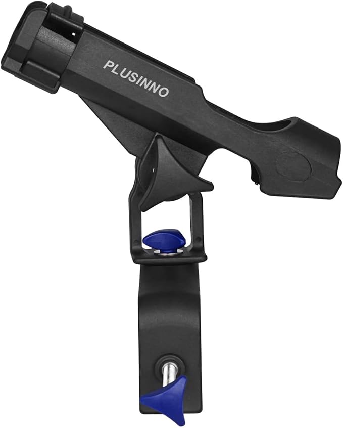 PLUSINNO 釣りボートロッドホルダー 大型クランプ開口部 360度調整可能 釣り竿ラック 折りたたみ式ホルダー