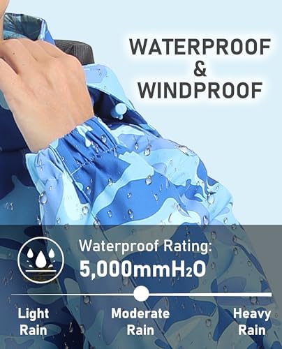 MAGCOMSEN Women's 3-in-1 Winter Coats Snow Ski Jacket Waterproof Windproof Fleece Lined Winter Jacket Parka