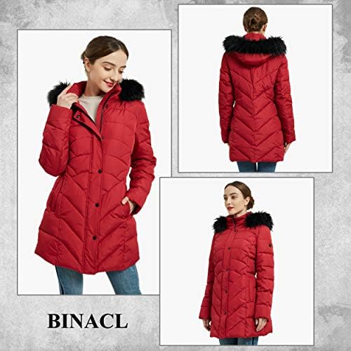 Women's Winter Warm Thicken Long Outwear Pockets Coat Parka Jacket XS-3XL