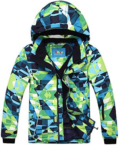 Big Boy's Waterproof Breathable Snowboard Ski Jacket