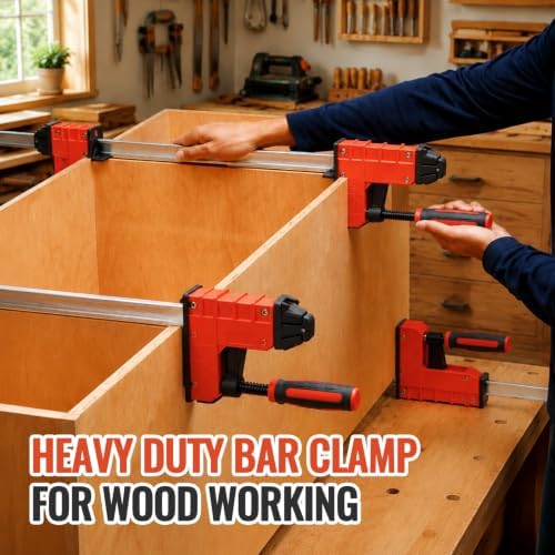 4 Pack 36 Inch Parallel Clamps for Woodworking Heavy Duty Bar Clamp