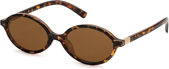Retro Oval Sunglasses for Women Vintage 90s Y2K Trendy Designer Sun Glasses