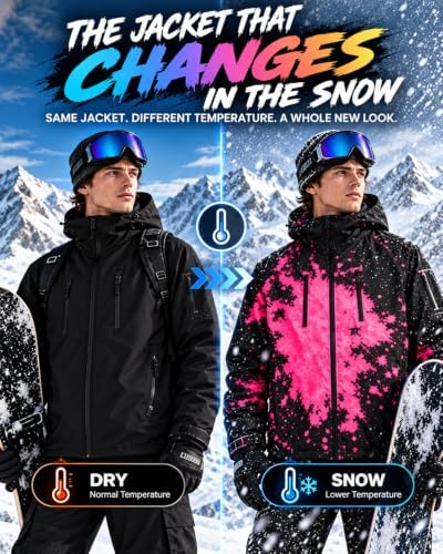 Reactive Jacket The Jacket That Changes When It Snows Windbreaker for Men