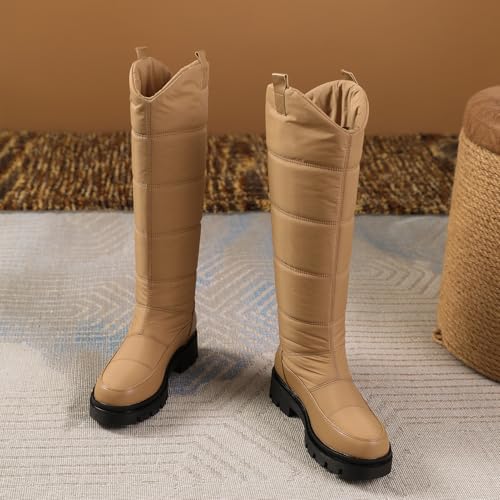 Women's Snow Boots Knee High Warm Winter Shoes