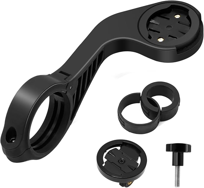 Bike Mount for Garmin Edge 1040/1030/840/830/540/530/200/130, Fit 25.4mm 31.8mm/35mm Handlebar, Computer Mount with Quick Release Gopro Mount Adapter and Light Holder