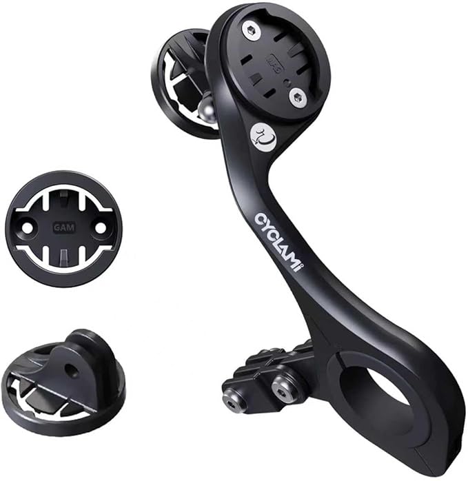 Out Front Mount Compatible with Garmin Edge GPS Bike Computer, XOSS G/G+, iGPSPORT Bike Light & Gopro Cycling Handlebar 25.4mm 31.8mm(M6)