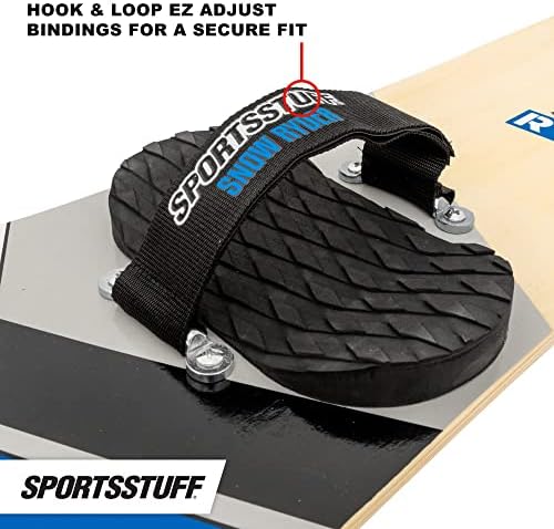 SportsStuff Snow Ryder Hardwood Snowboard, Beginner's Wood Snowboard, Multiple Sizes/Colors
