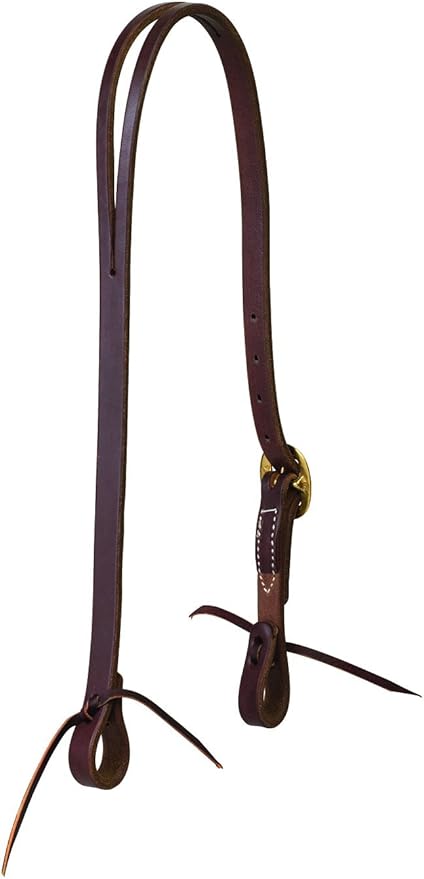 Weaver Leather Working Tack Solid Brass Split Ear Headstall Brass Hardware, 3/4"