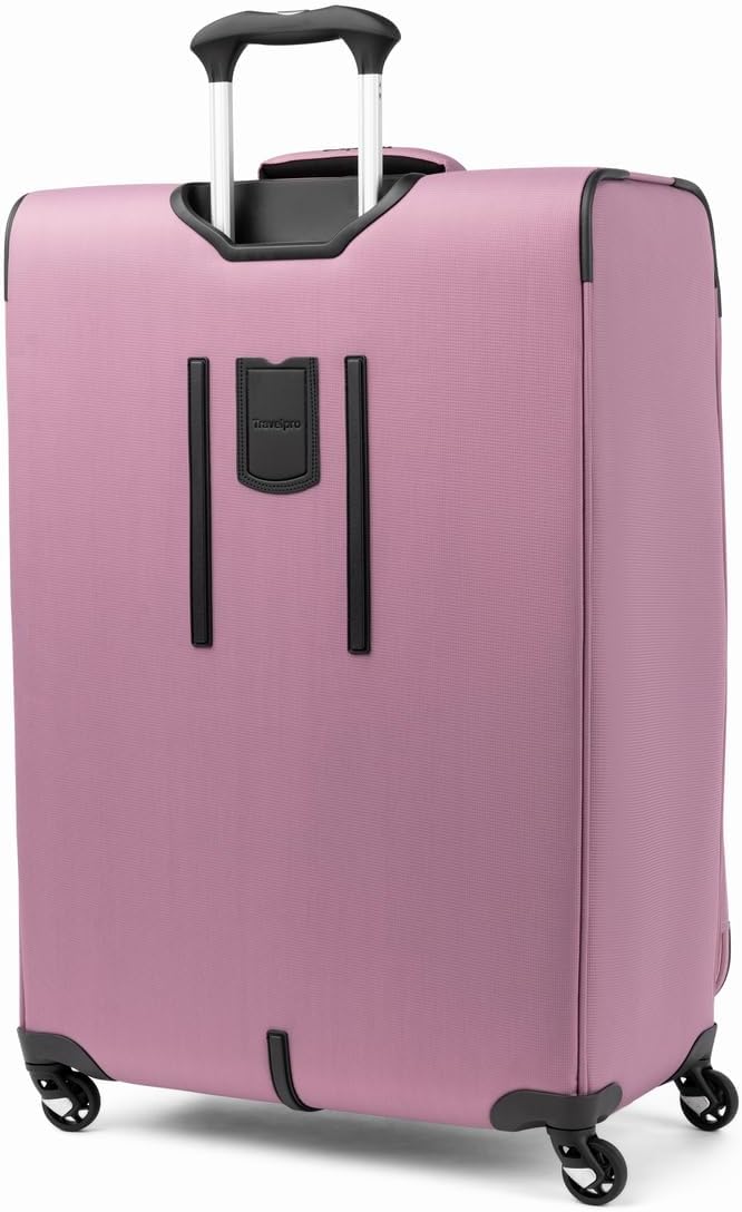 Travelpro Maxlite 5 ソフトサイド 拡張可能 スピナーホイール付きスーツケース 4輪 軽量 男女兼用 オーキッドピンクパープル チェックインLサイズ 29インチ