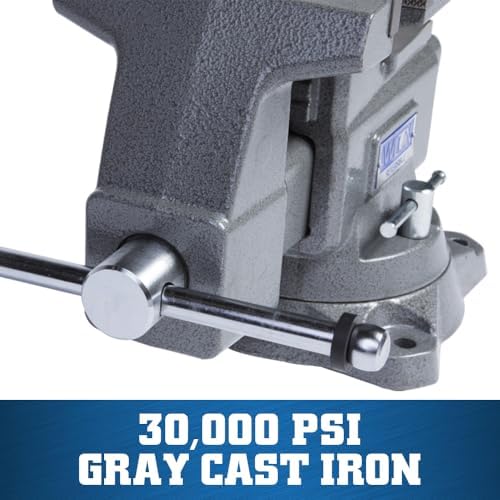 Wilton Reversible Bench Vise, 6-1/2" Jaw Width, 7-1/4" & 12-3/4" Jaw Opening, 4" Throat (Model 4650R)