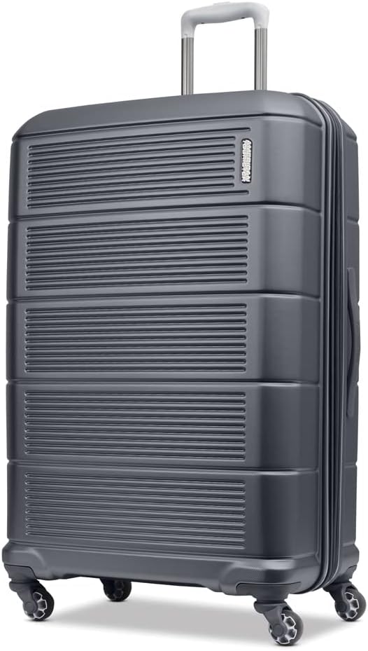 アメリカンツーリスター Stratum 2.0 拡張可能ハードサイド荷物 スピナーホイール付き 28インチ受託手荷物-Lサイズ チャコール