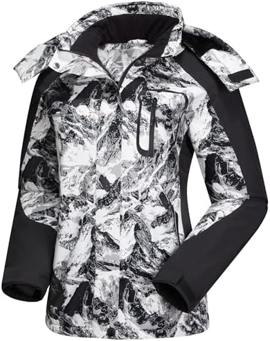 CAMEL CROWN Women's Ski Jacket Winter Snow Coat Waterproof Female Jackets