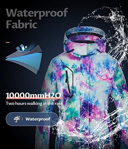 Women's Mountain Waterproof Ski Jacket Windproof Snowboarding Jacket Warm Winter Coat Raincoat