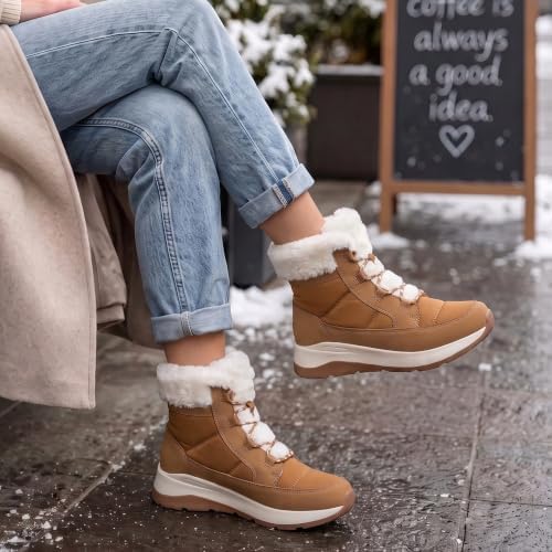 DREAM PAIRS Women's Outdoor Winter Snow Boots