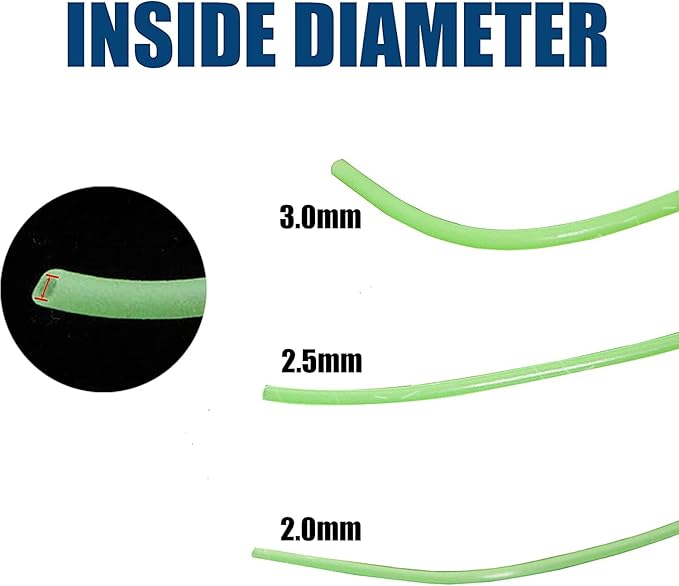 5M Fishing Luminous Tube Deep Sea Fishing Soft Plastic Fishing Angling Glow Tubing Tool Attract Fish Night Fishing Deep Drop Rigs