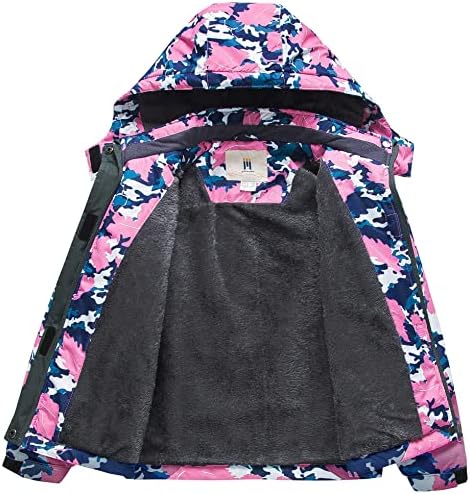 Girl's Waterproof Ski Jacket Warm Winter Snow Coat Windproof Snowboarding Rain Jacket