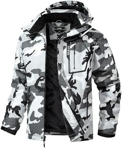 Men's Ski Jacket – Waterproof Warm Snow Coat