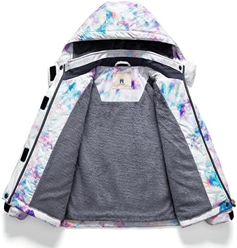 Girl's Waterproof Ski Jacket Warm Winter Snow Coat Windproof Snowboarding Rain Jacket