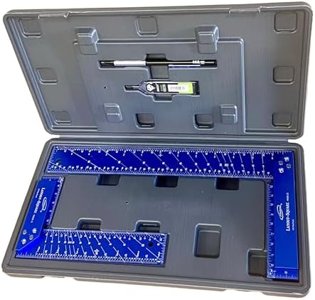 iGaging Layout Square Mark II Set of Two 7" & 12" w/Center Finder Bevel Gauge