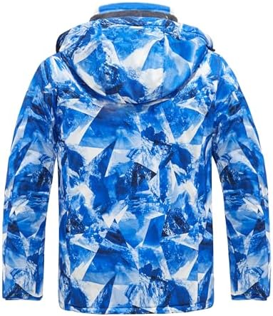 wantdo Men's Softshell Waterproof Polar Fleece Breathable Climbing Ski Coat