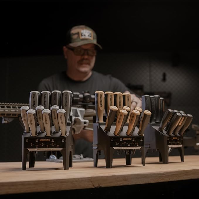 Wheeler 30ピース SAE/ミリタリー ヘックス＆トルクス ベンチトップスクリュードライバーセット ピストル・ライフル・ハンドガン ガンスミス再構築およびメンテナンス用