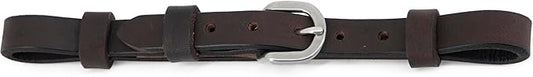 Leather Flat Bridle, Curb Strap for Horses, Flat Western Bridle Leather Curb Strap for Refined Control